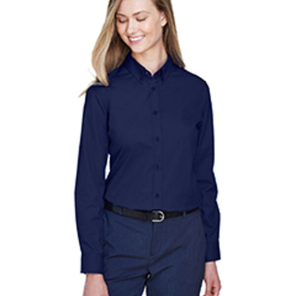 Ladies' Operate Long-Sleeve Twill Shirt Thumbnail