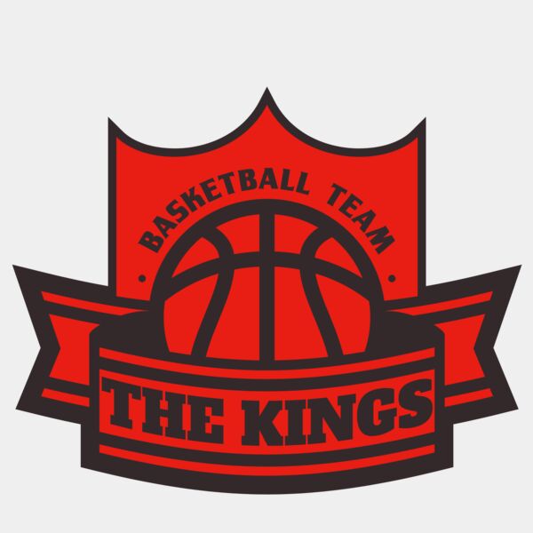 The Kings Basketball team Logo Template Thumbnail