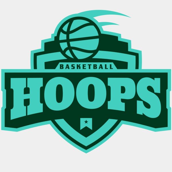 Hoops Basketball logo template 02 Thumbnail