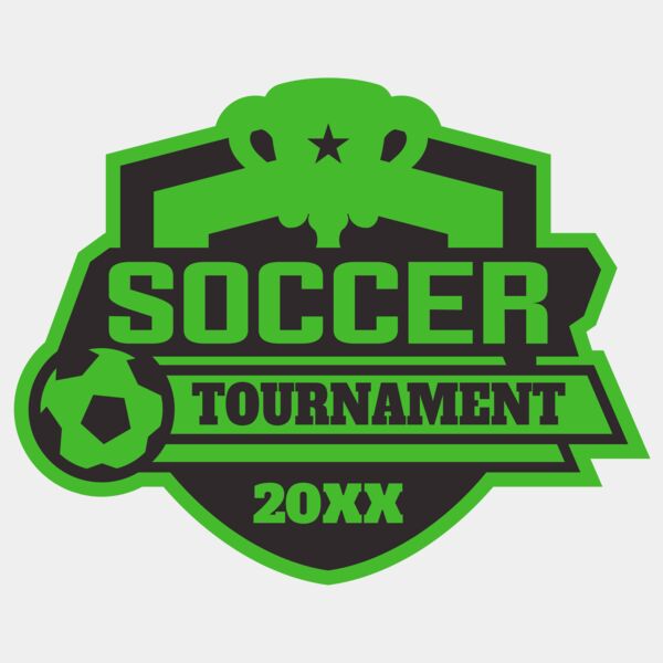 Soccer Tournament logo template 02 Thumbnail
