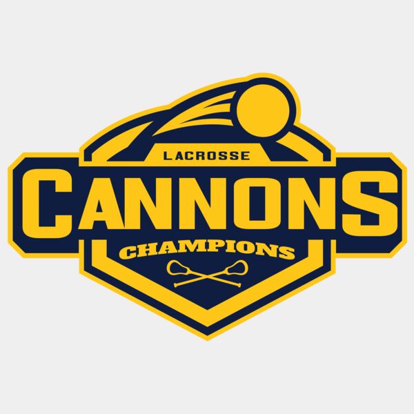 Cannons Champions Lacrosse Logo Template Thumbnail