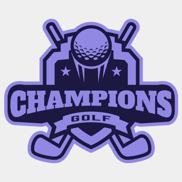 Champions Golf logo template Thumbnail