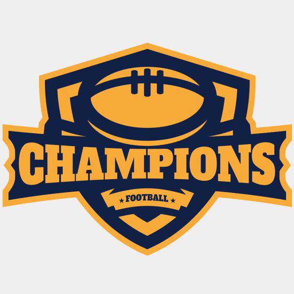 Champions Football logo template Thumbnail