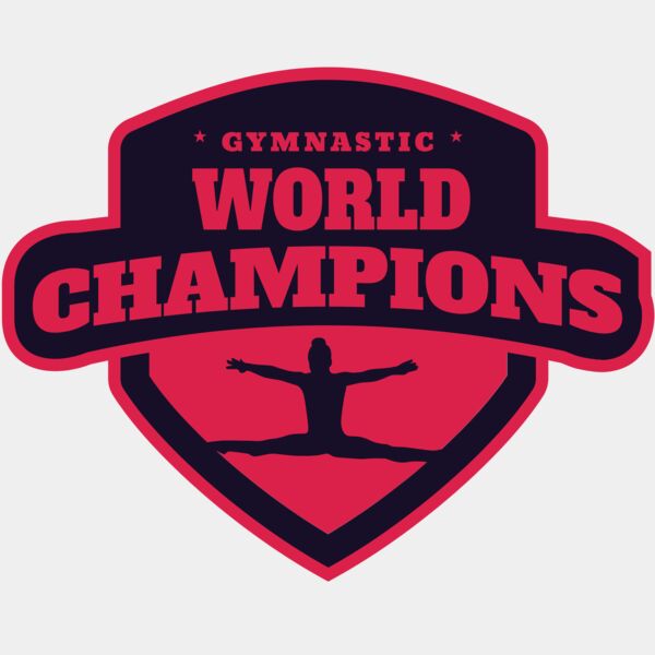 Gymnastic World Champions logo template Thumbnail
