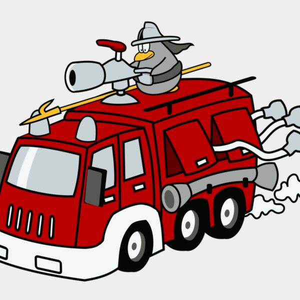 Fire Engine Cartoon Thumbnail