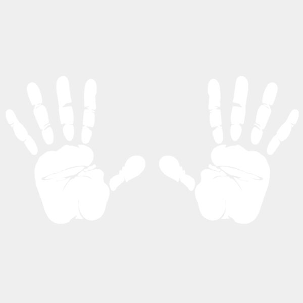 Hand Prints  White  Thumbnail