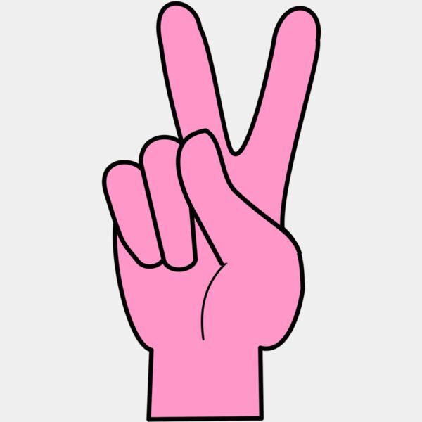 Peace  Pink   Black  Thumbnail