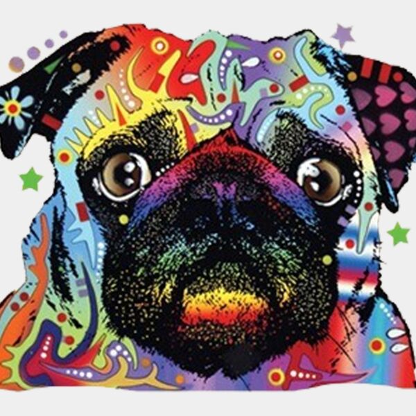 Colorful Pug Thumbnail