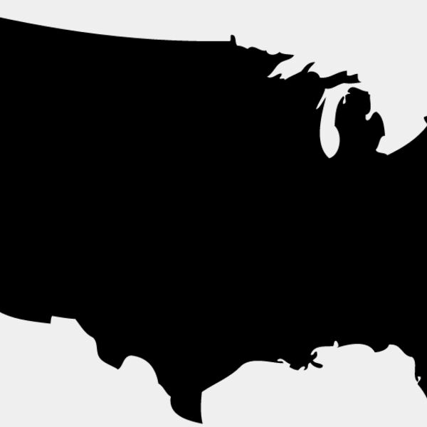 USA Map Silhouette1 Thumbnail