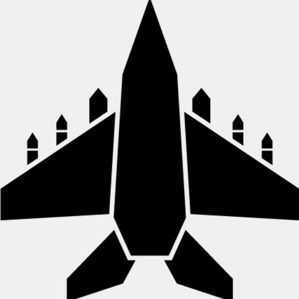 Fighter Jet Silhouette5 Thumbnail