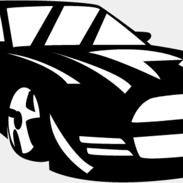 Muscle Car Silhouette5 Thumbnail