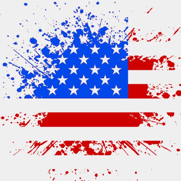 Distressed Flag  Red   Royal  Thumbnail