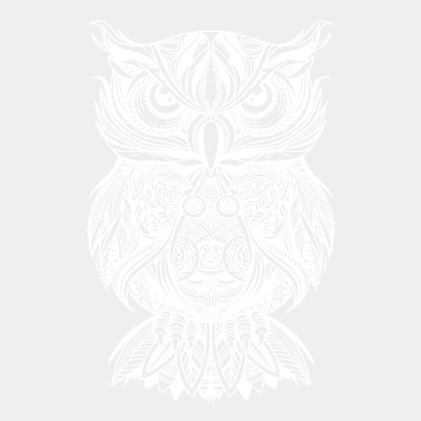 Tribal Owl  white  Thumbnail