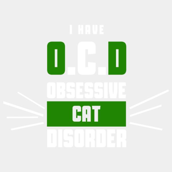 Obsessive Cat Disorder  White   Green  Thumbnail