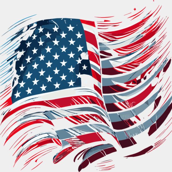 USA Abstract Flag Thumbnail
