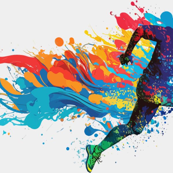 Colorful Football Thumbnail