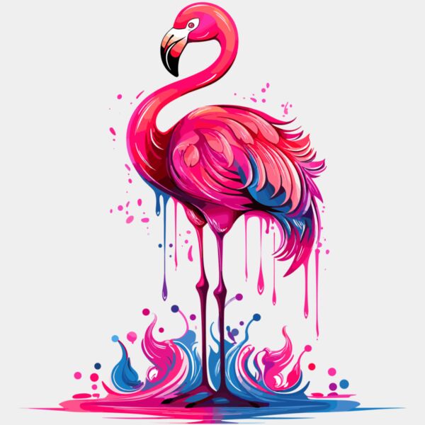 Colorful Flamingo Thumbnail