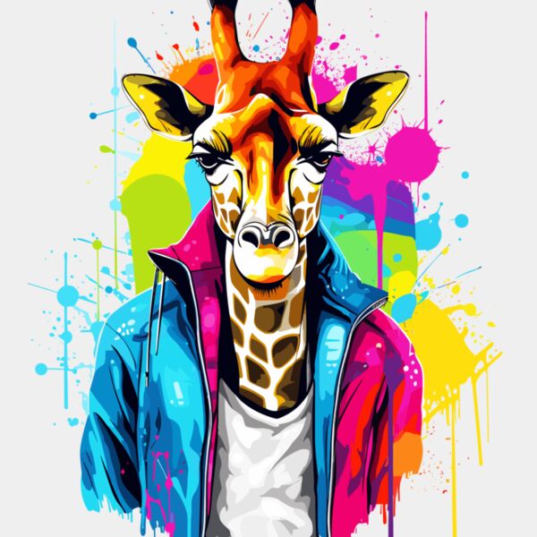 Colorful Giraffe Thumbnail