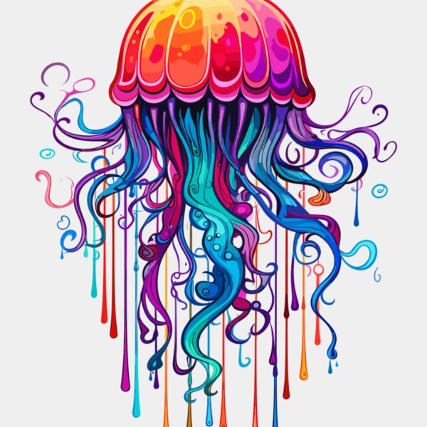 Colorful Jellyfish Thumbnail