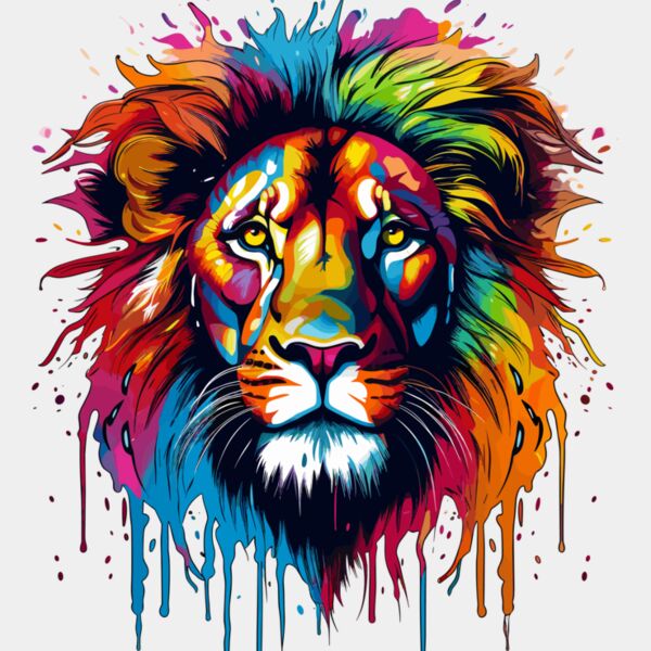 Colorful Lion Thumbnail