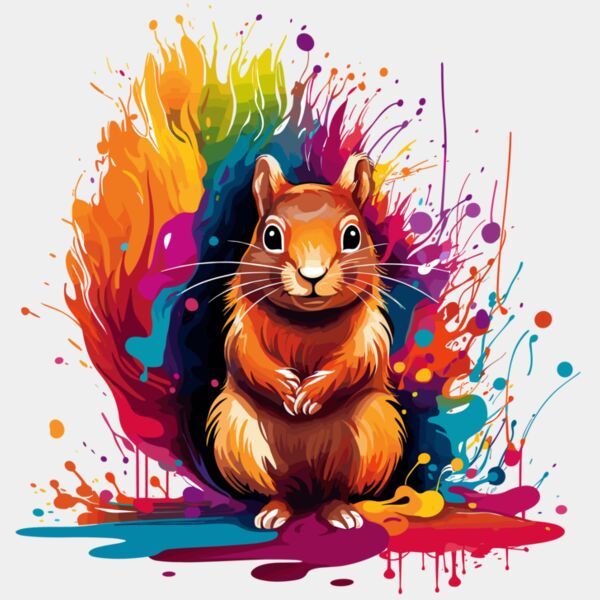 Colorful Squirrel Thumbnail