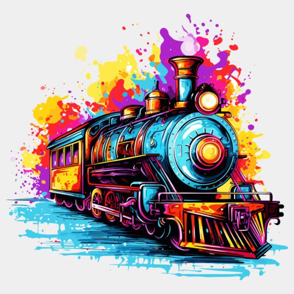 Colorful Train Thumbnail