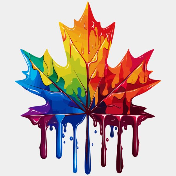 Colorful Maple Leaf Thumbnail