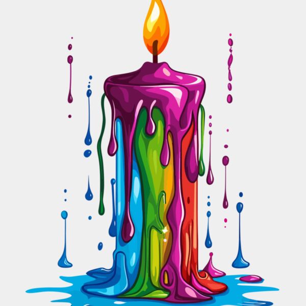 Colorful Candle Thumbnail