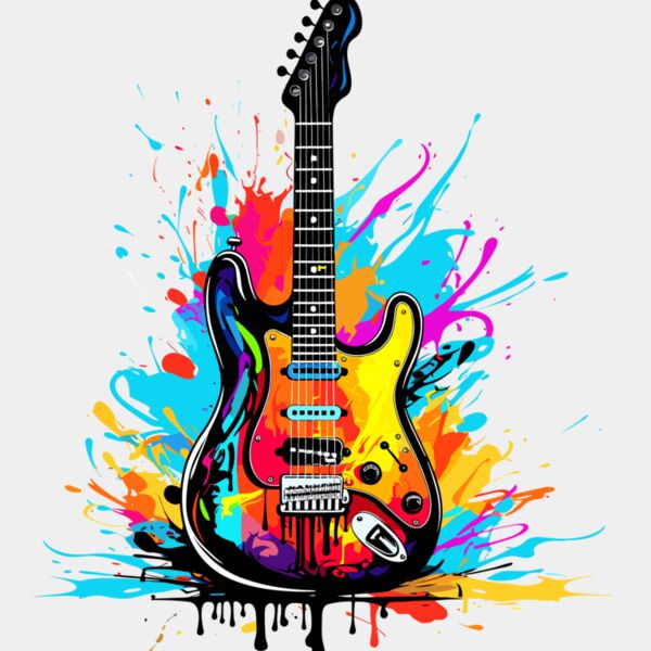 Colorful Guitar Thumbnail