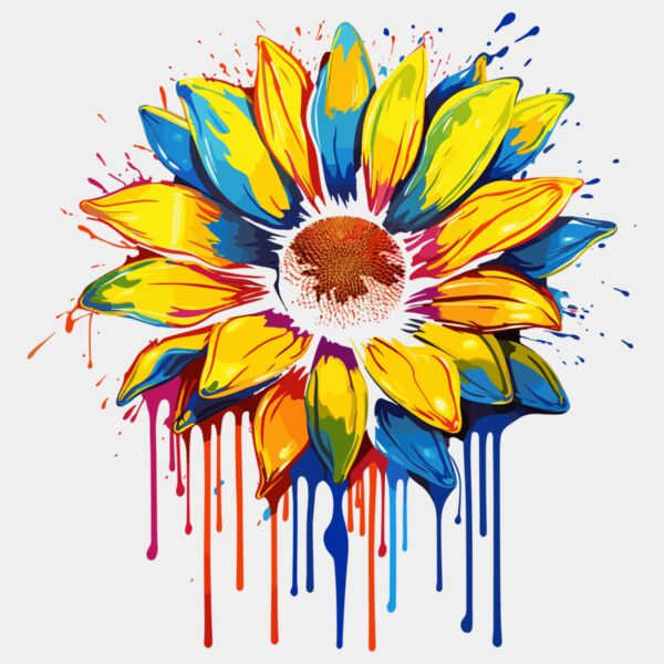 Colorful Sunflower Thumbnail