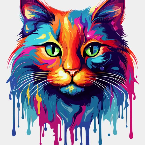 Colorful Cat Thumbnail