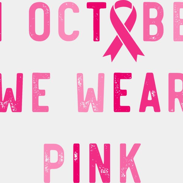 October We Wear Pink DISTRESSED Thumbnail