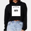 Women's Sponge Fleece Cropped Fleece Hoodie Thumbnail