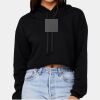 Women's Sponge Fleece Cropped Fleece Hoodie Thumbnail