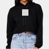Women's Sponge Fleece Cropped Fleece Hoodie Thumbnail