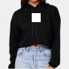 Women's Sponge Fleece Cropped Fleece Hoodie Thumbnail