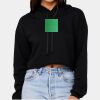 Women's Sponge Fleece Cropped Fleece Hoodie Thumbnail