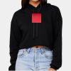 Women's Sponge Fleece Cropped Fleece Hoodie Thumbnail