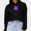 Women's Sponge Fleece Cropped Fleece Hoodie Thumbnail