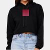 Women's Sponge Fleece Cropped Fleece Hoodie Thumbnail
