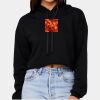 Women's Sponge Fleece Cropped Fleece Hoodie Thumbnail