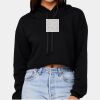 Women's Sponge Fleece Cropped Fleece Hoodie Thumbnail