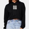 Women's Sponge Fleece Cropped Fleece Hoodie Thumbnail
