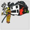 10" x 10" DTF Heat Transfer Thumbnail